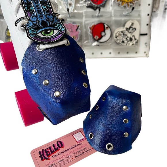 Roller skates toe guards  leather roller skate toe caps - Picture 8 of 9